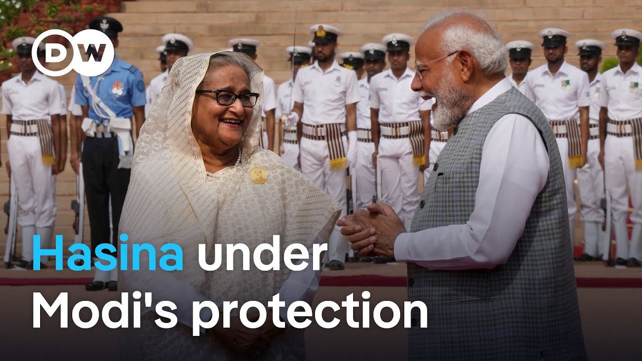 Trial in absentia of ousted leader Sheikh Hasina begins in Bangladesh | DW News