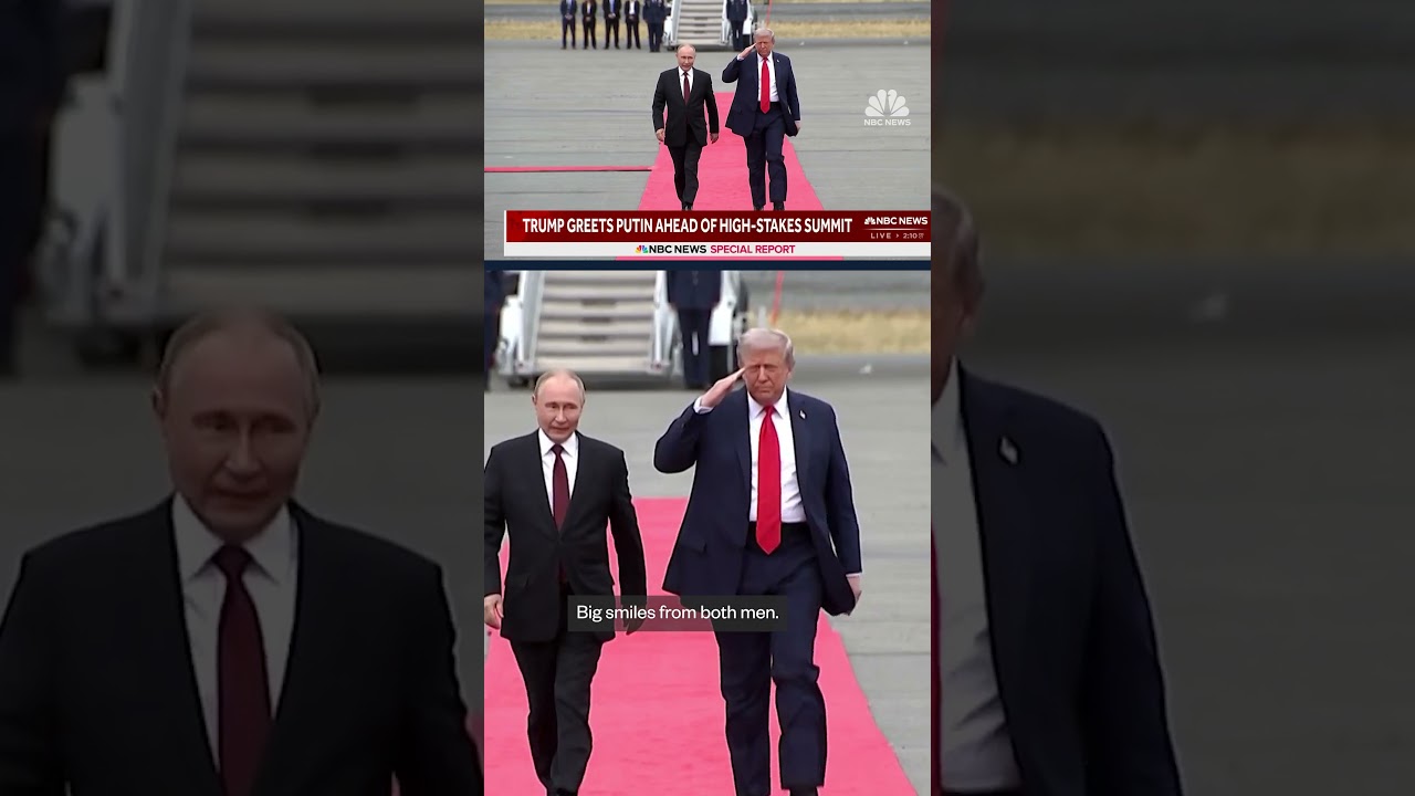 Trump and Putin arrive in Alaska for summit