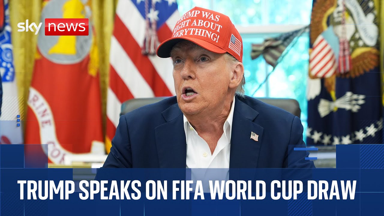 Trump announces 2026 FIFA World Cup draw will happen in Washington
