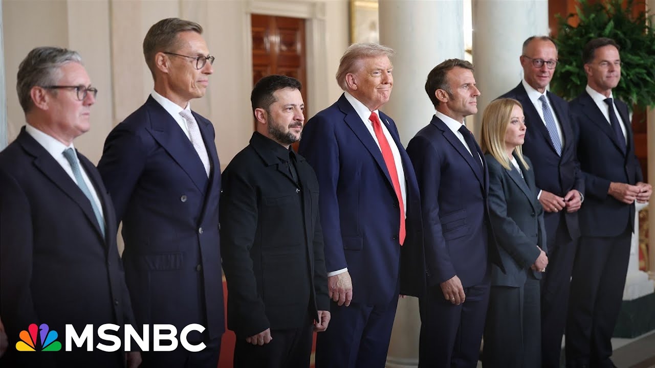 Trump shows his hand in hot mic moment at White House summit