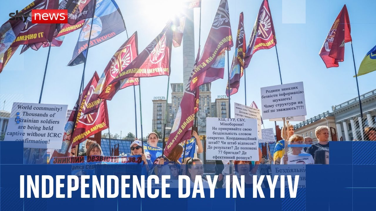 Ukrainians mark Independence Day in Kyiv