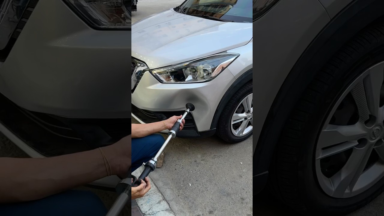 Unique Dent Pulling! 🤯 #dentpulling #cars #vehicles