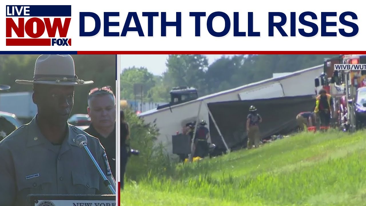 Update: At least 5 dead in New York tour bus crash, no children | LiveNOW from FOX