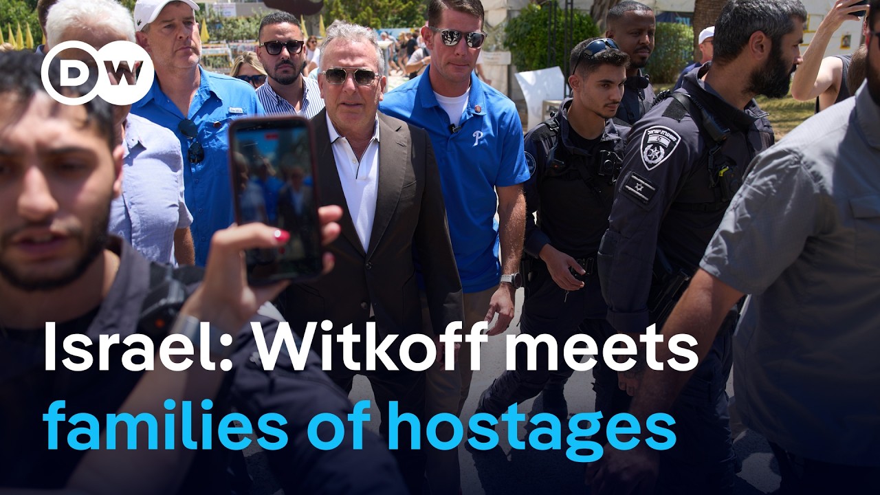 US envoy Witkoff tells Israeli hostage families he is working on plan to end war | DW News