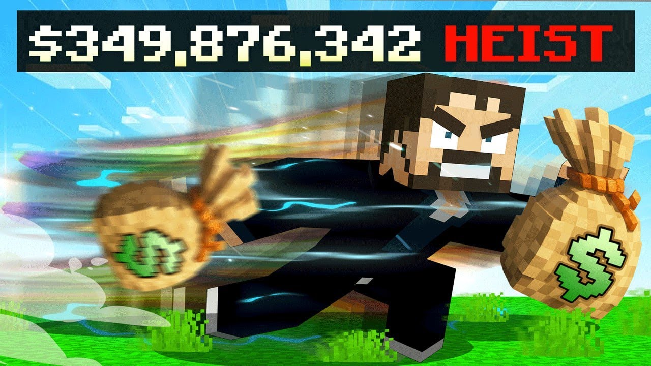 Using SUPERPOWERS to Steal $349,876,342 (Minecraft)