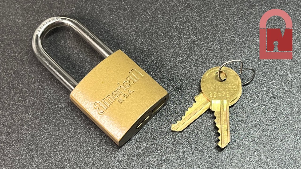 Vintage 1 1/4” American Lock Padlock Picked