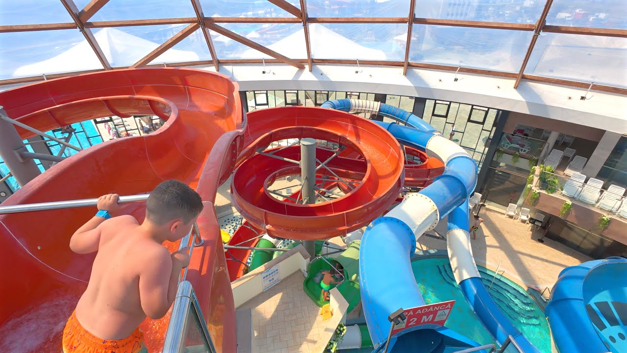 Vipera Water Slide at Aquapark Nymphaea in Romania🇷🇴