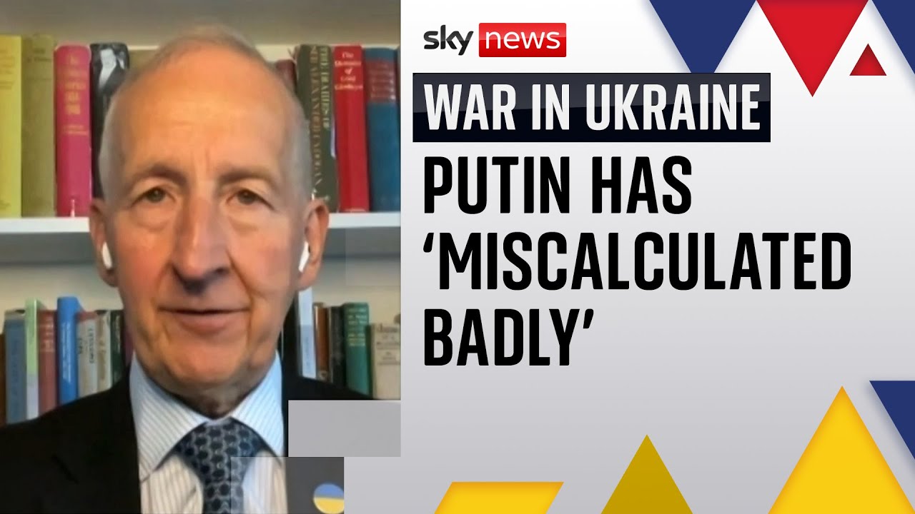 Vladimir Putin has achieved ‘none of his objectives’, says Lord Ricketts