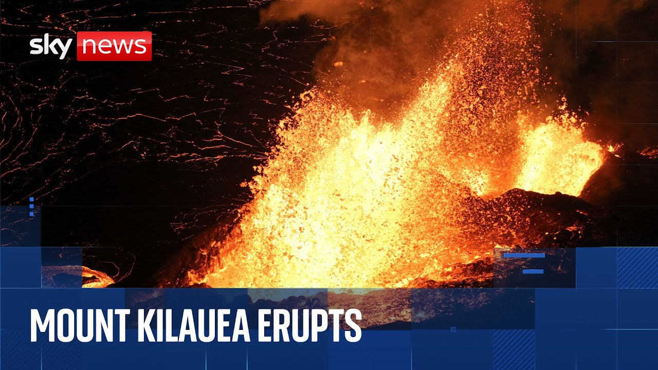 Watch Hawaii volcano erupting