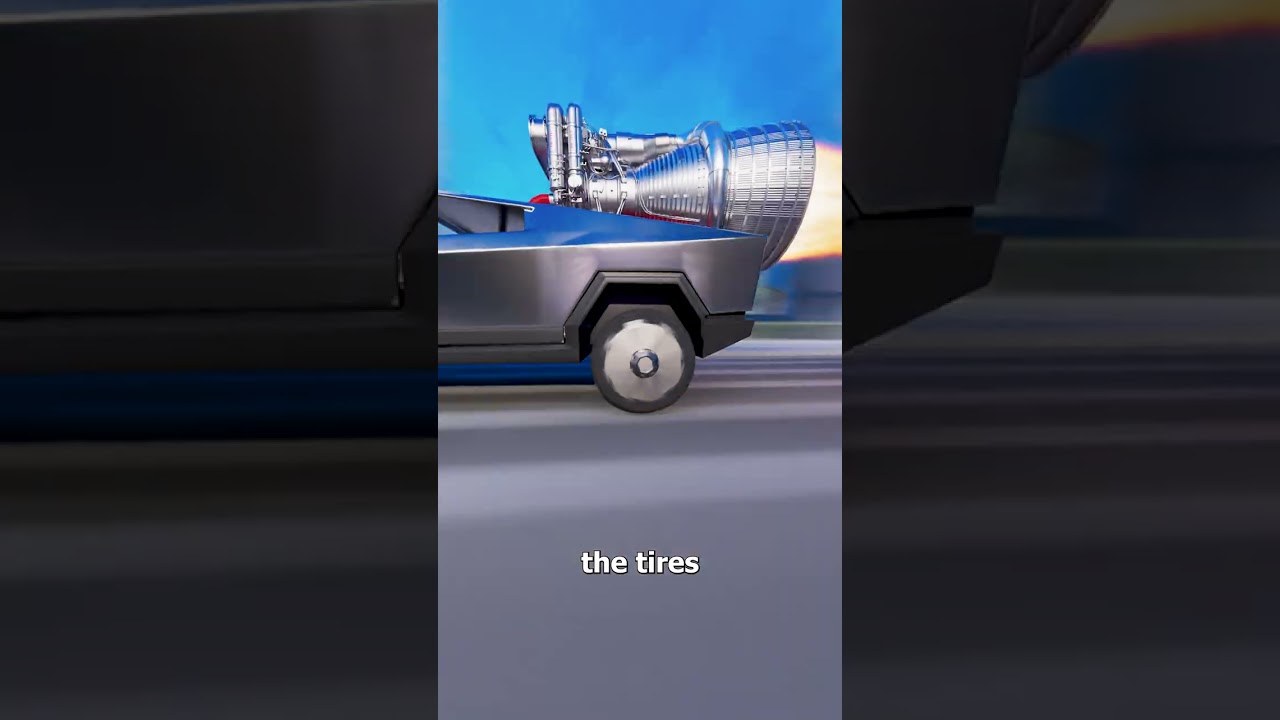 What If You Put A Rocket On A Cybertruck 🤔