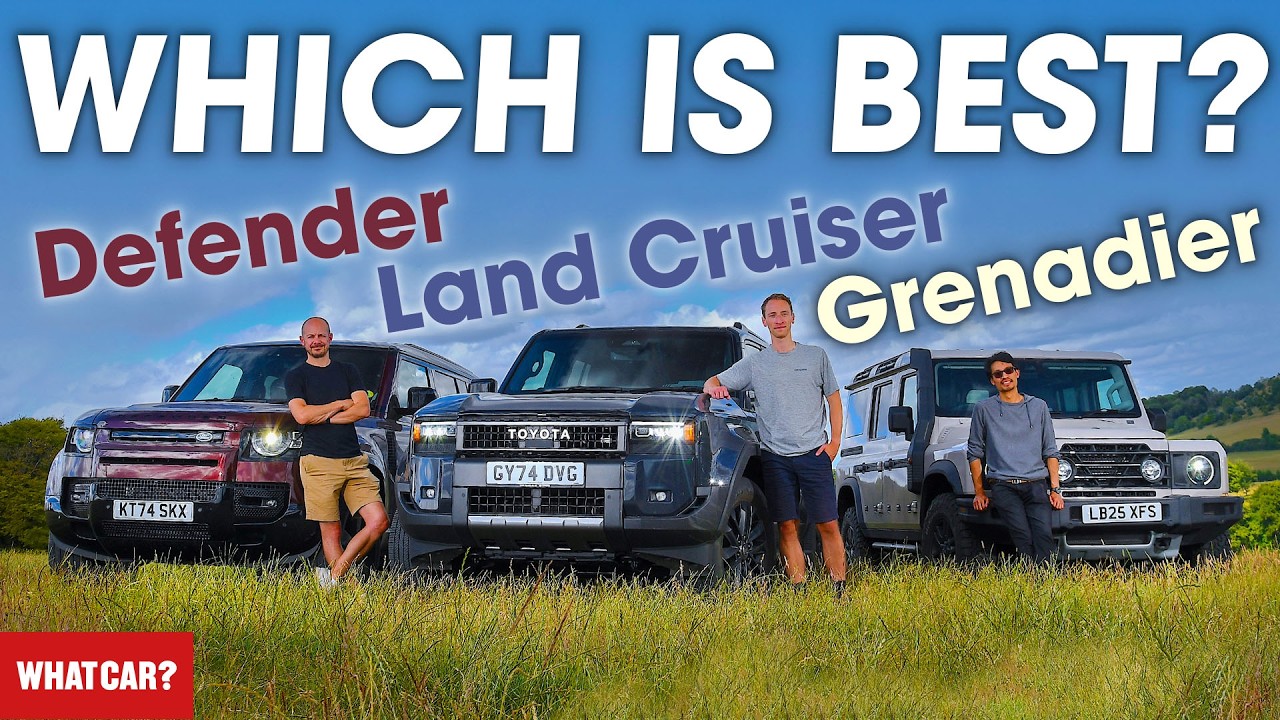 What’s the BEST 4×4? Land Rover Defender vs NEW Toyota Land Cruiser vs Ineos Grenadier review!