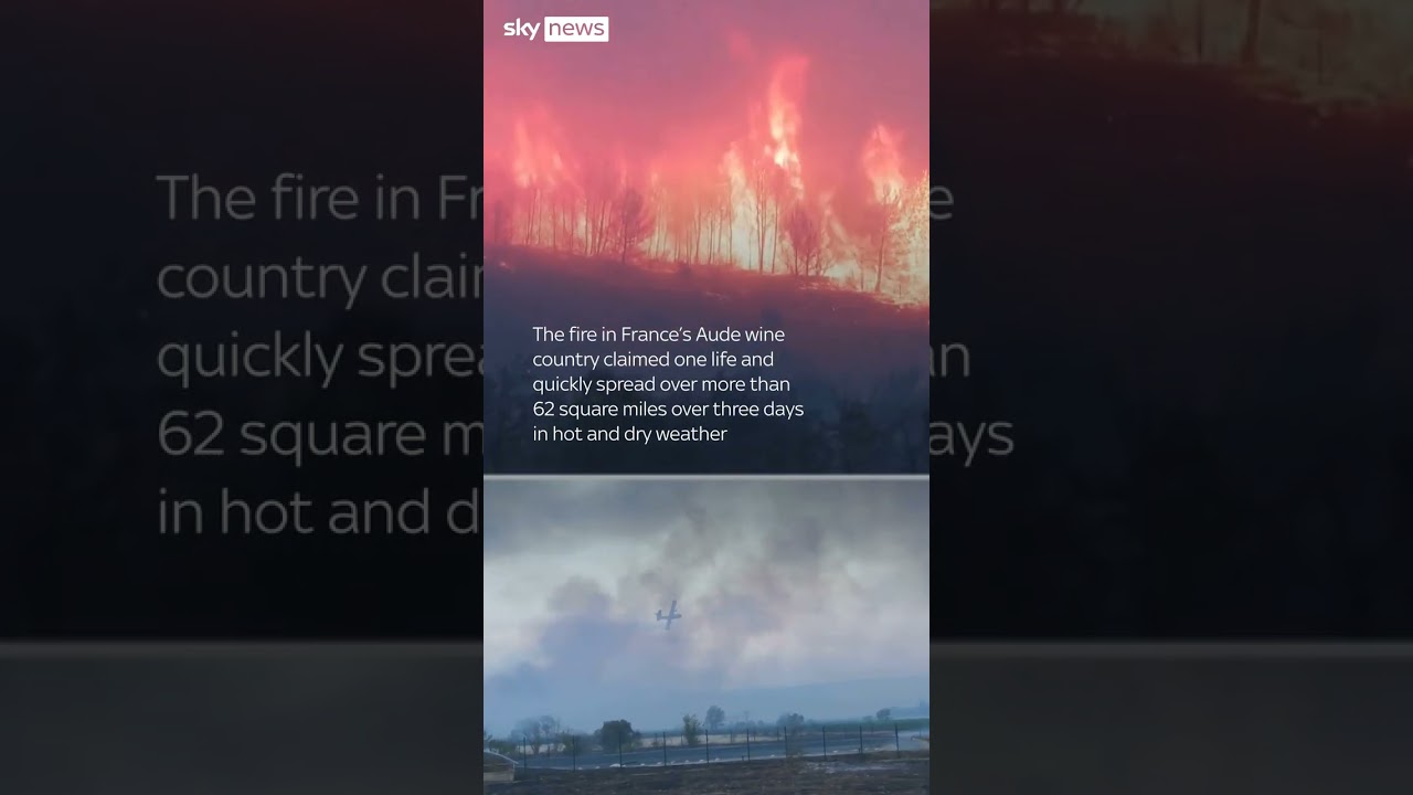 Wildfires tear through southern Europe