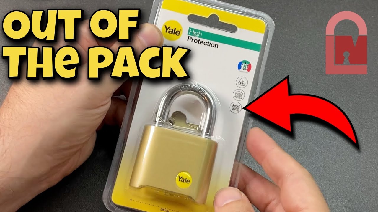 Yale Y126 Combination Padlock Bypassed 2 Ways Out of the Pack