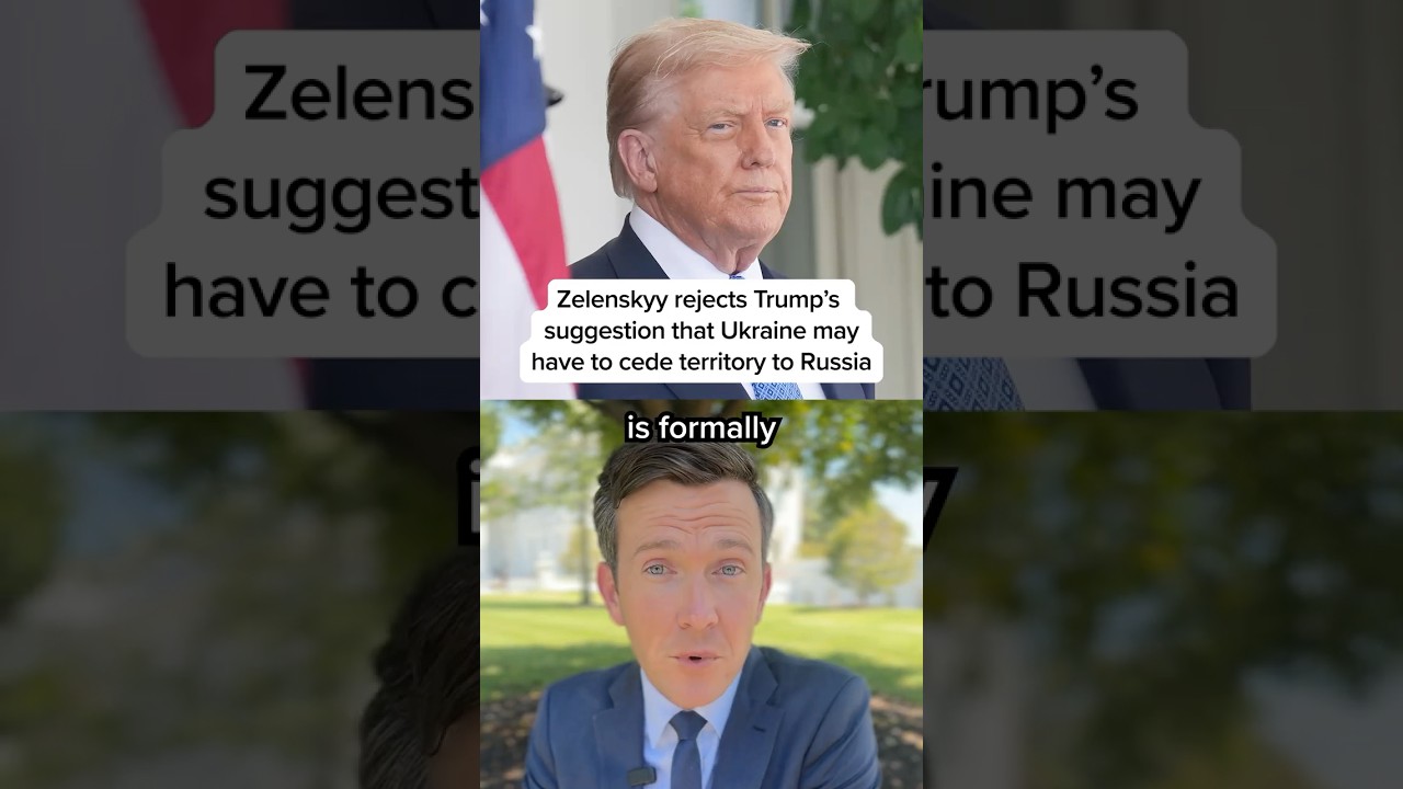 Zelenskyy rejects Trump’s suggestion that Ukraine may have to cede territory to Russia