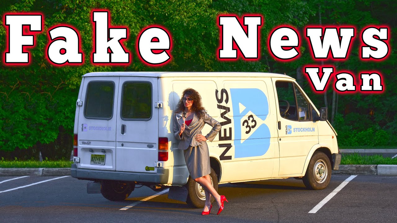 1993 Ford Transit: Fake News Van