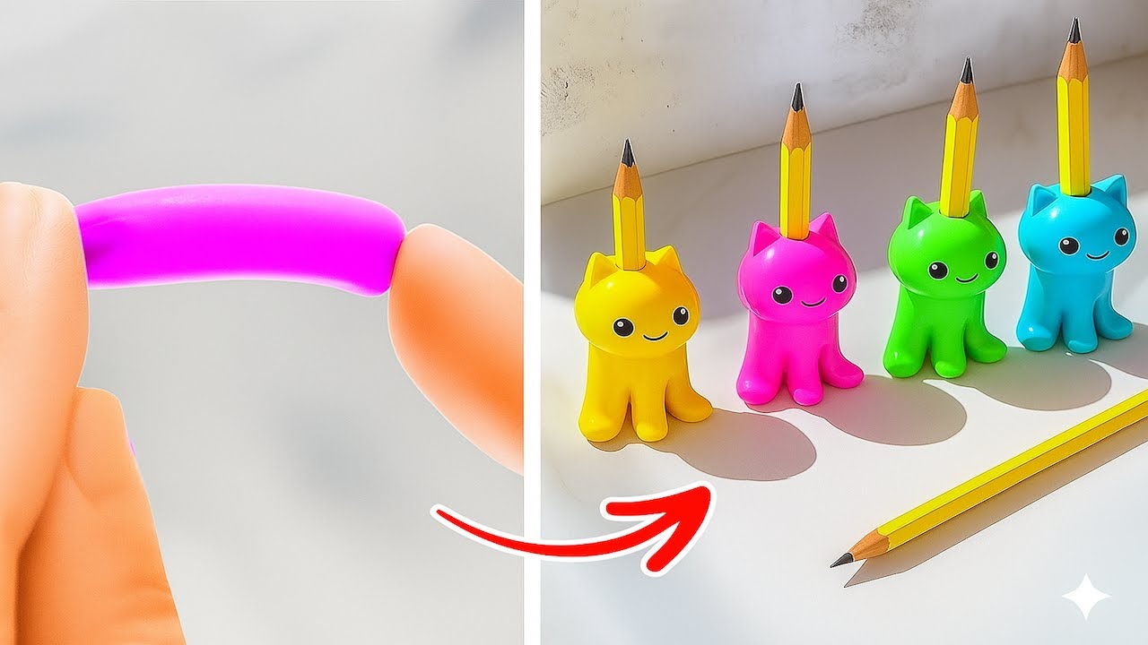 20+ COLORFUL POLYMER CLAY IDEAS! ✨ Easy Crafts For All Skill Levels! ✅