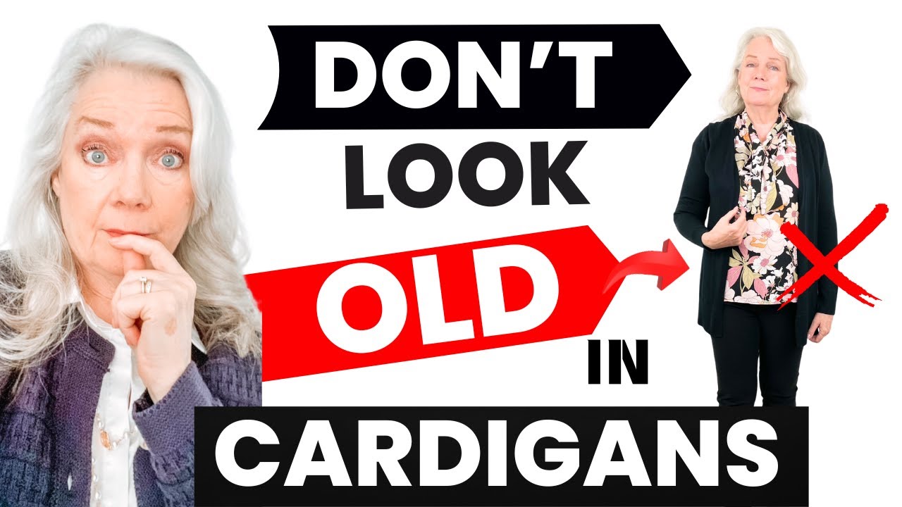 5 Mistakes With Cardigans & Sweaters Fashions Without Looking Frumpy & Old Women Over 50