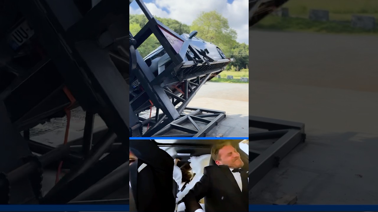 A Fake Car Crash! 💥 #cars #movies #vehicles