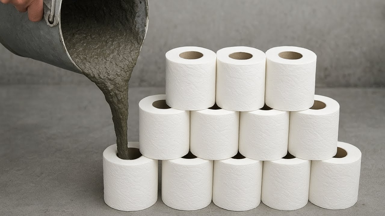 Amazing Ideas from Cement and Toilet Paper – Garden Decoration Ideas For You