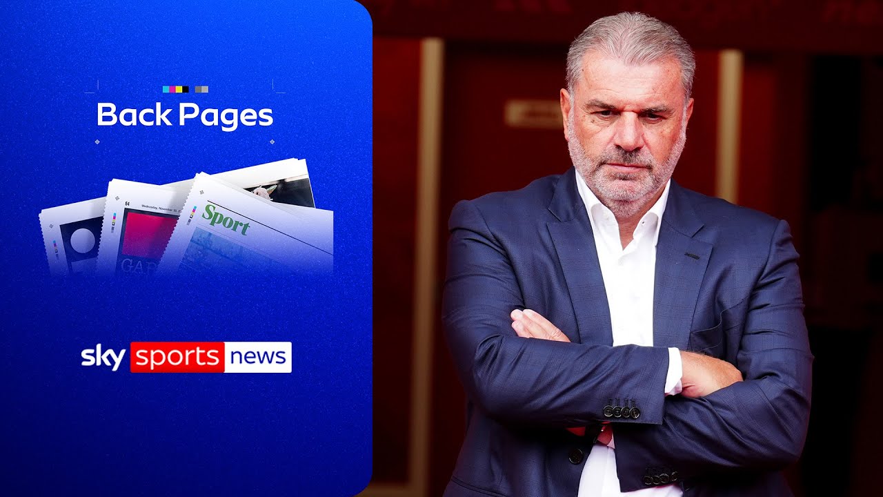 Ange Postecoglou says he knew Spurs sacking was coming before Europa League final | Back Pages