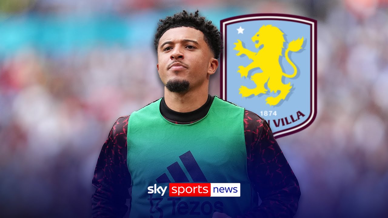 Aston Villa confirm Jadon Sancho loan signing