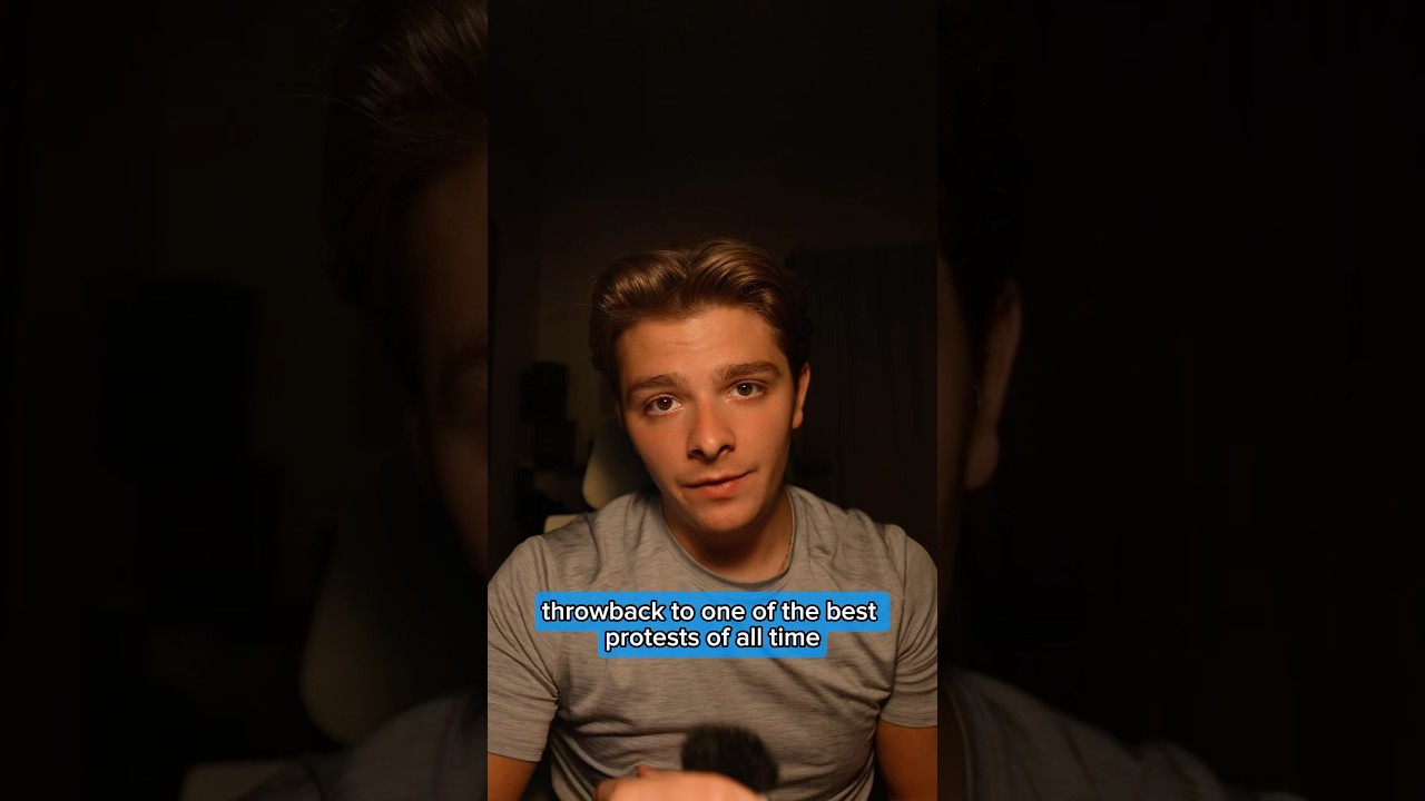 Best protest EVER 😭