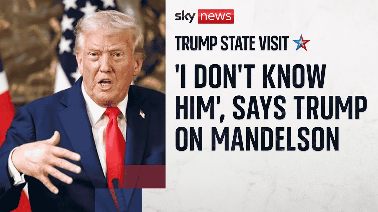 Beth Rigby questions Starmer and Trump at joint news conference