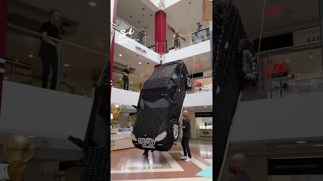 BMW Made Of Balloons! 🎈#bmw #cars #balloons