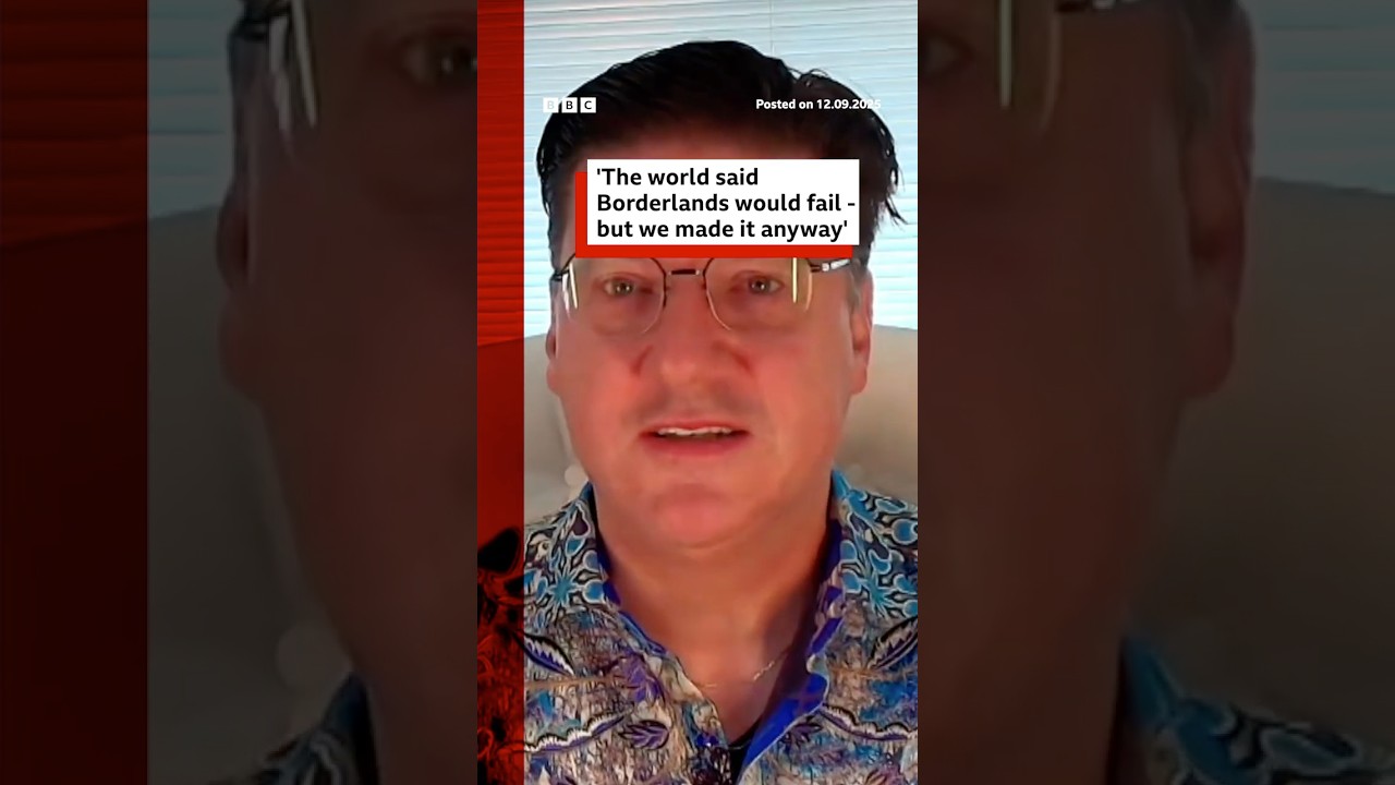 Borderlands boss told game would fail during production. #Borderlands #Gaming #BBCNews