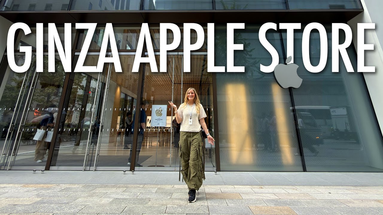 Brand New Apple Store 🇯🇵 Ginza, Japan!