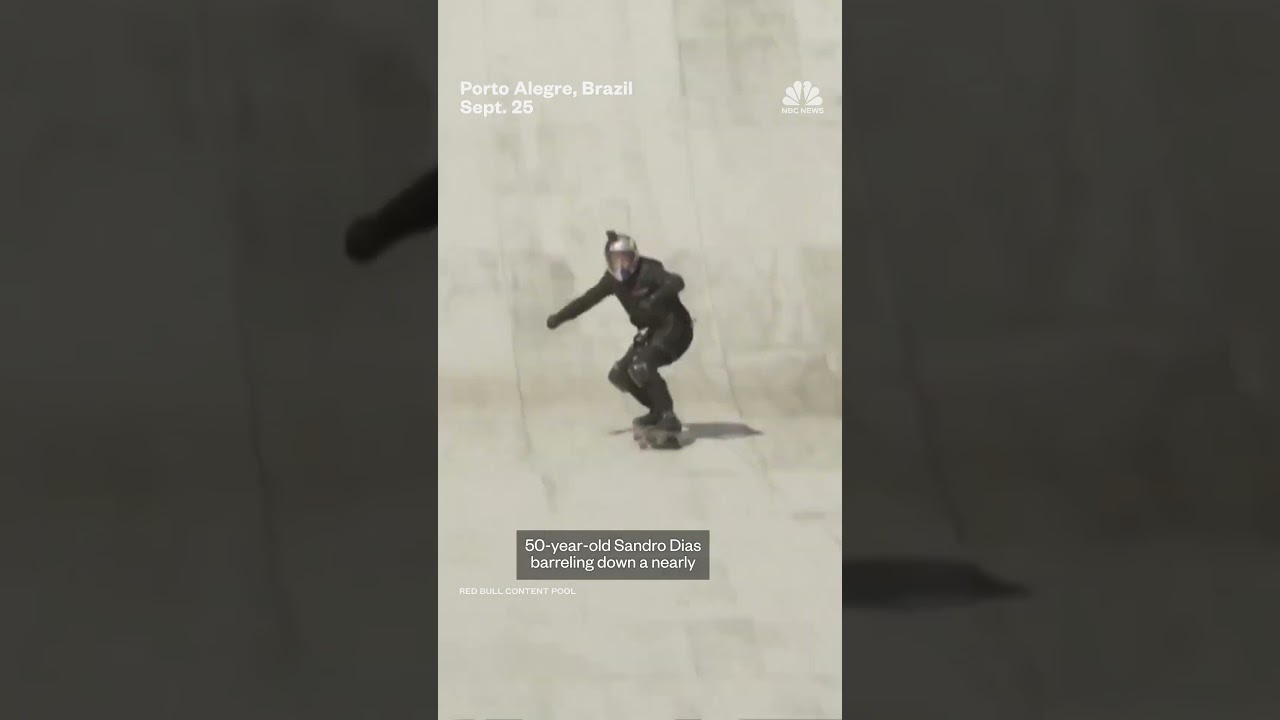 Brazilian skateboarder breaks two world records