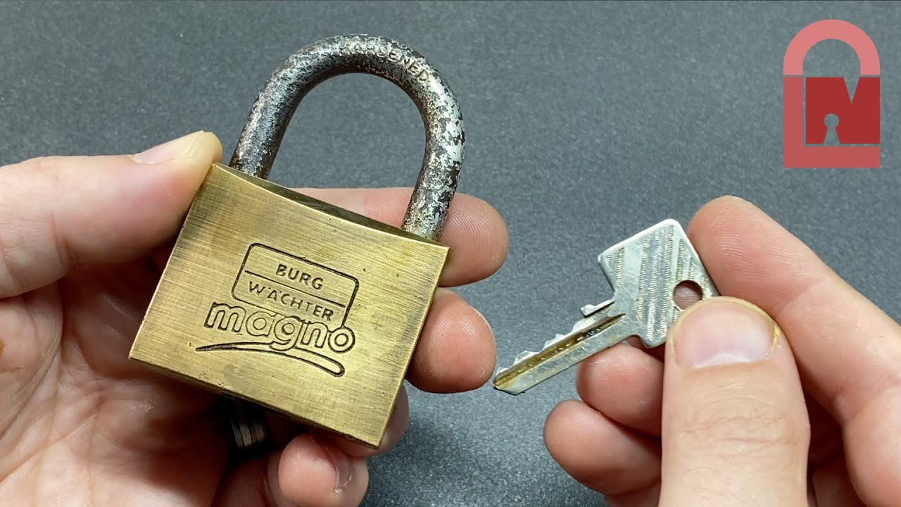 Burg Wachter 400E 50 Magno Padlock Pick and Rake