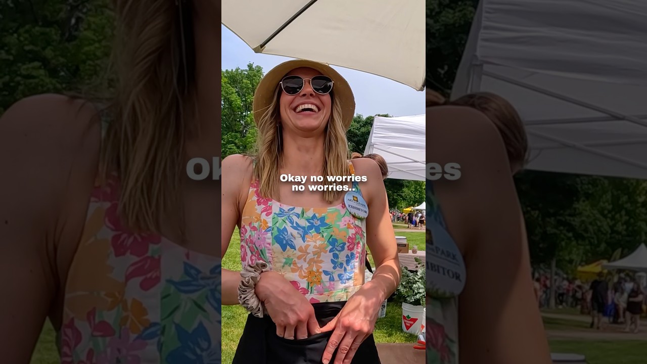 Buying flowers and giving them out 🥹❤️