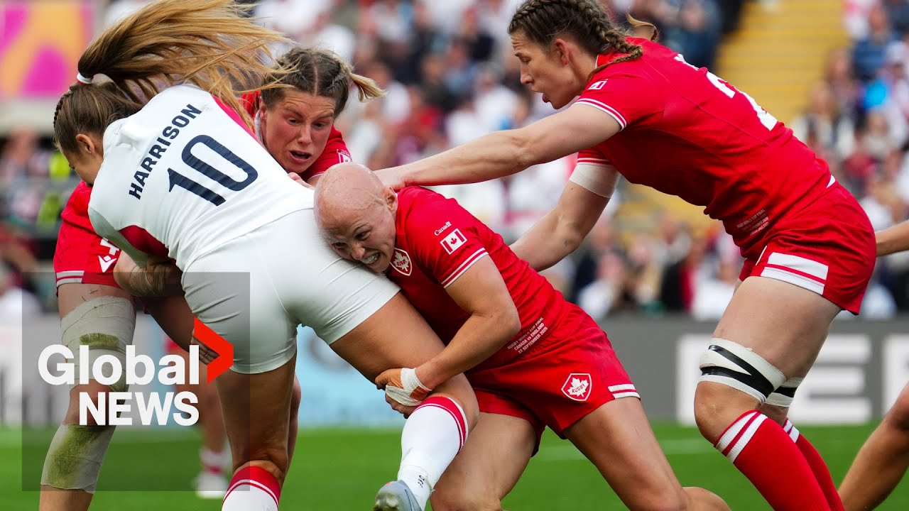 Canada, England fight for Women’s Rugby World Cup with record-breaking attendance