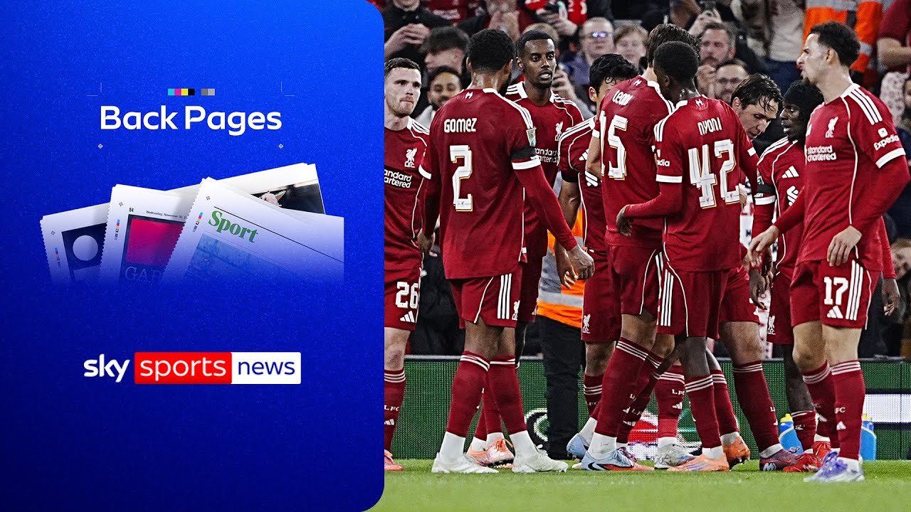 Carabao Cup reaction as Alexander Isak scores first Liverpool goal | Back Pages Tonight