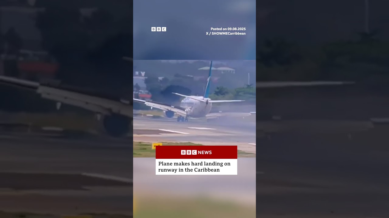 Caribbean airport closed after plane makes rough landing. #Caribbean #Plane