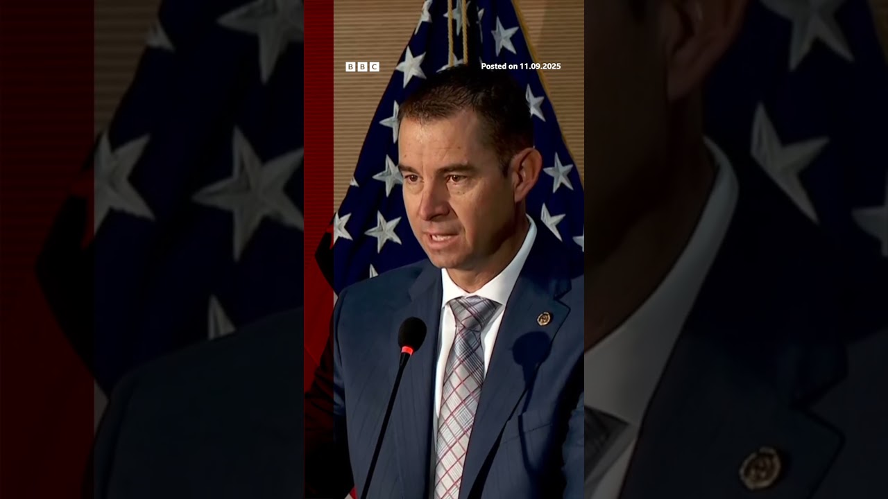 Charlie Kirk shooter jumped off building and fled, official says. #CharlieKirk #BBCNews