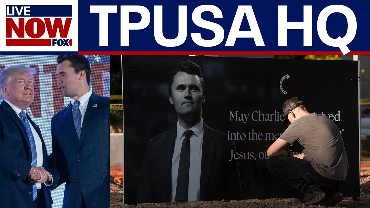 Charlie Kirk’s death: Supporters gather at TPUSA HQ in Phoenix