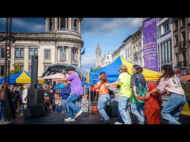 Charm offensive: Molenbeek’s street festival sets city sights on becoming EU culture capital in 2030