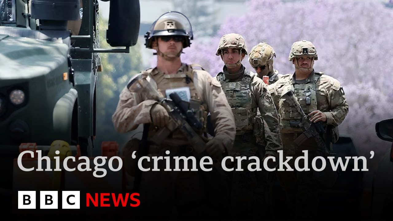 Chicago braced for National Guard as Donald Trump vows crime crackdown | BBC News