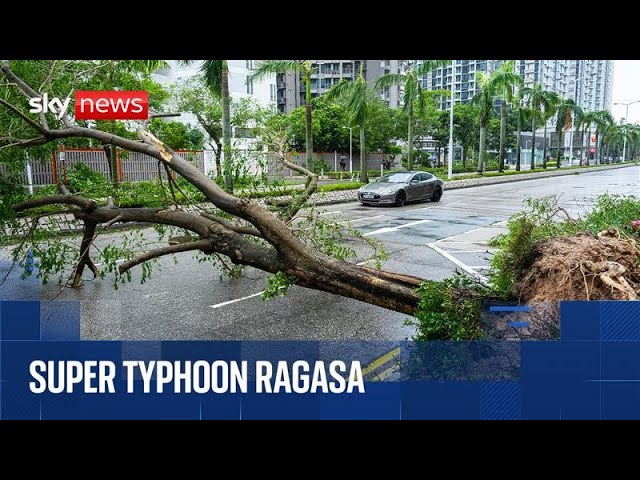 China and Hong Kong brace for Super Typhoon Ragasa