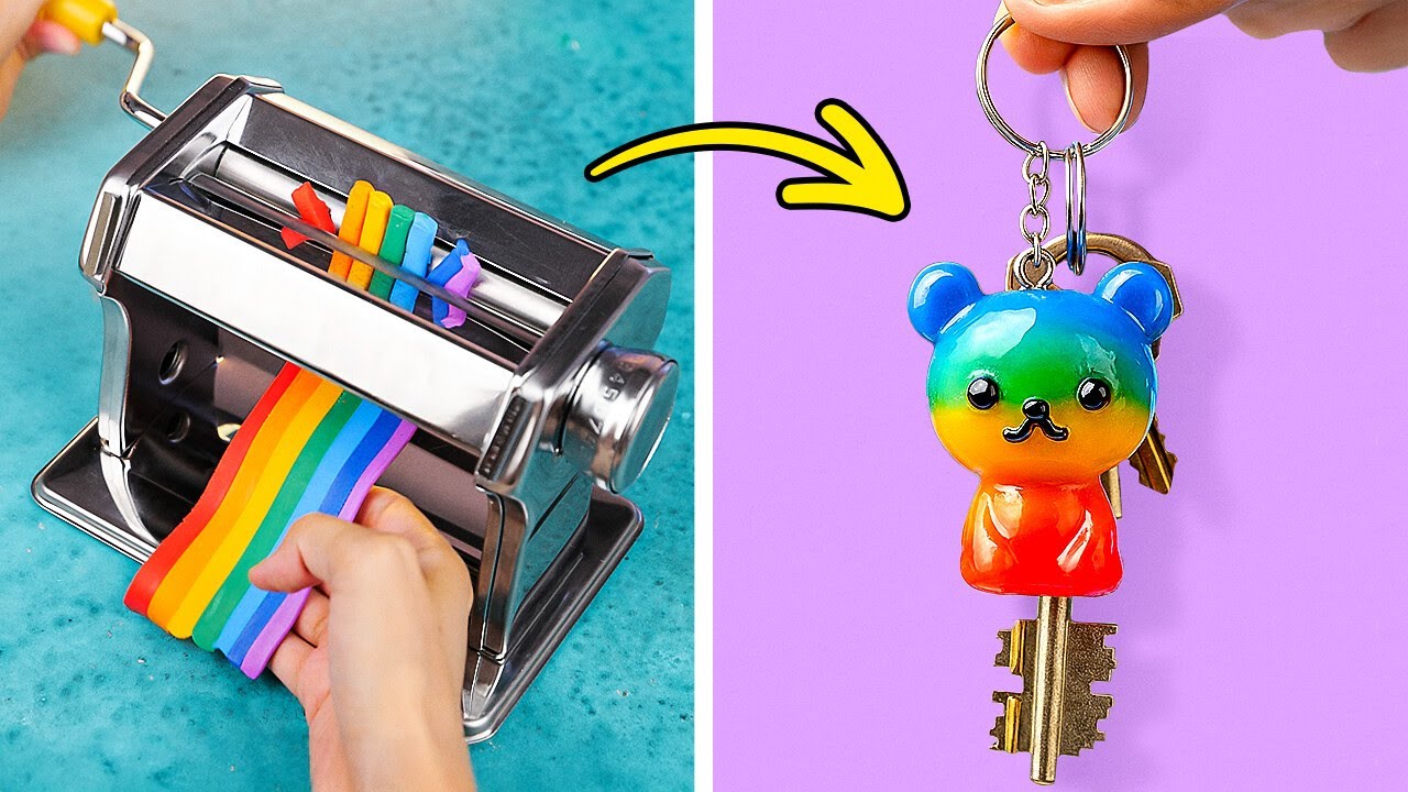 🐻 COLORFUL RAINBOW DIYs 🌈🎨 Fun Back to School Craft Ideas 💖