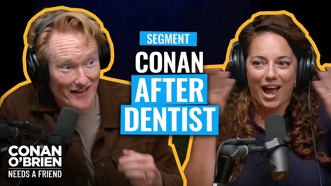 Conan Records His Podcast On Novocaine | Conan O’Brien Needs A Friend