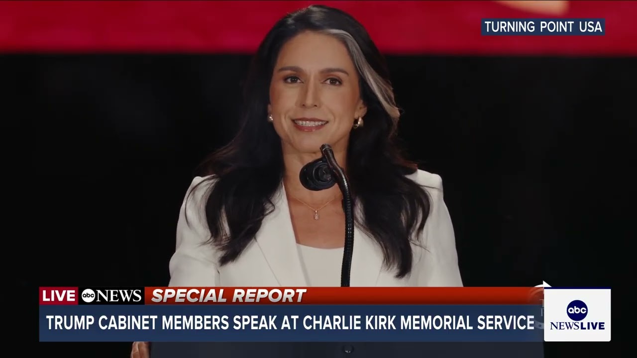 Director of National Intelligence Tulsi Gabbard says free speech must be protected ‘at all costs’