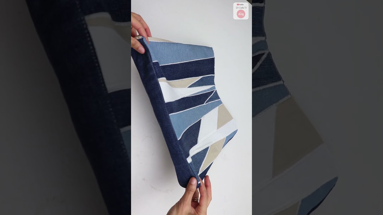 DIY patchwork sewing tote bag design making at home #bag #sewing