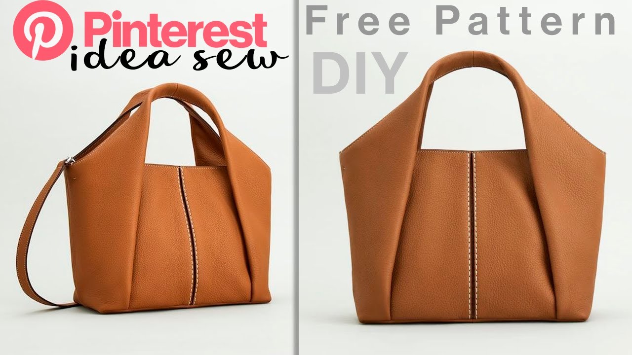 DIY Tote bag from cloth Brand Style Sewing at home