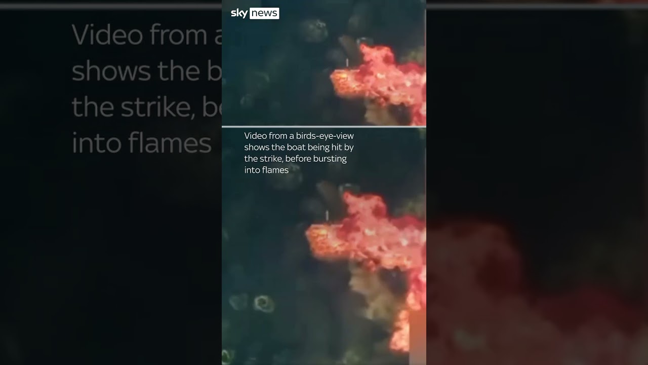 Donald Trump: ‘Drug boat’ hit in strike by US military