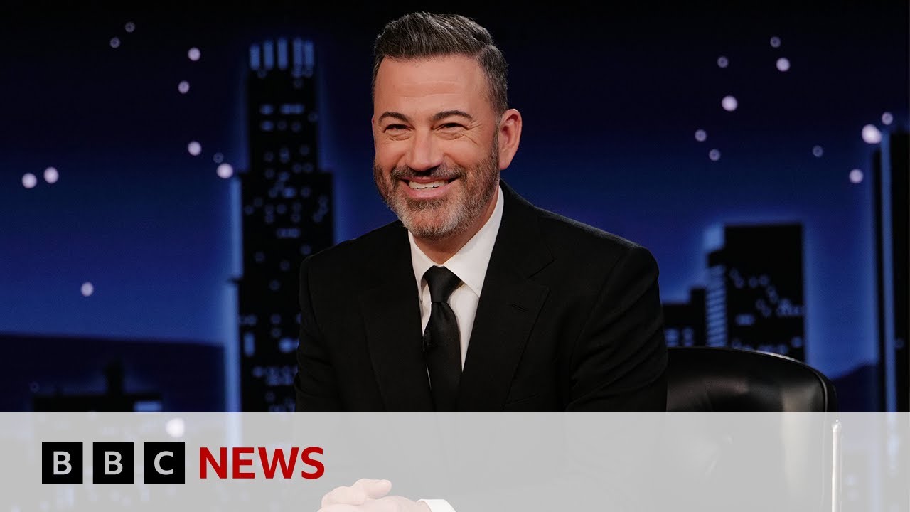 Donald Trump says ‘negative’ TV networks could lose licences after Kimmel suspension | BBC News