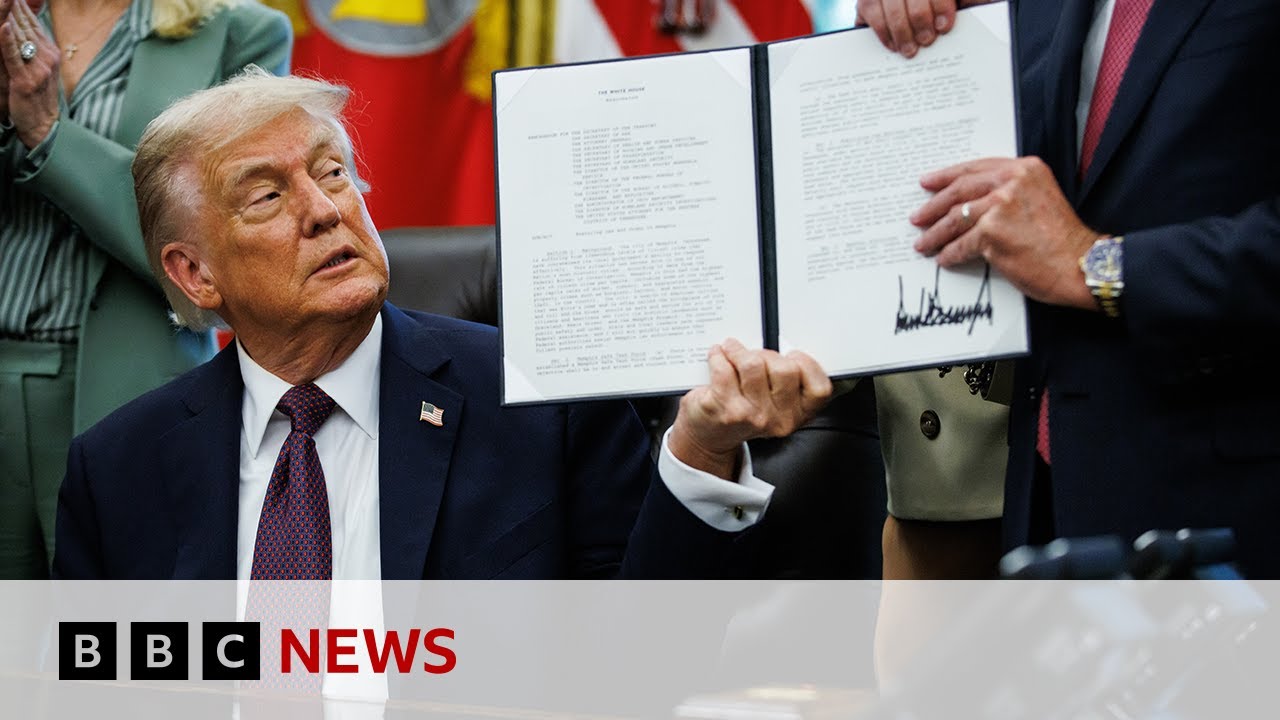 Donald Trump to deploy National Guard to Memphis, Tennessee | BBC News