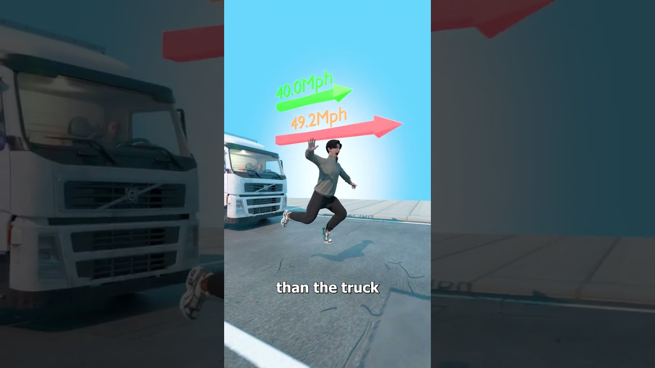 Don’t Jump Forward Off A Moving Truck 😨